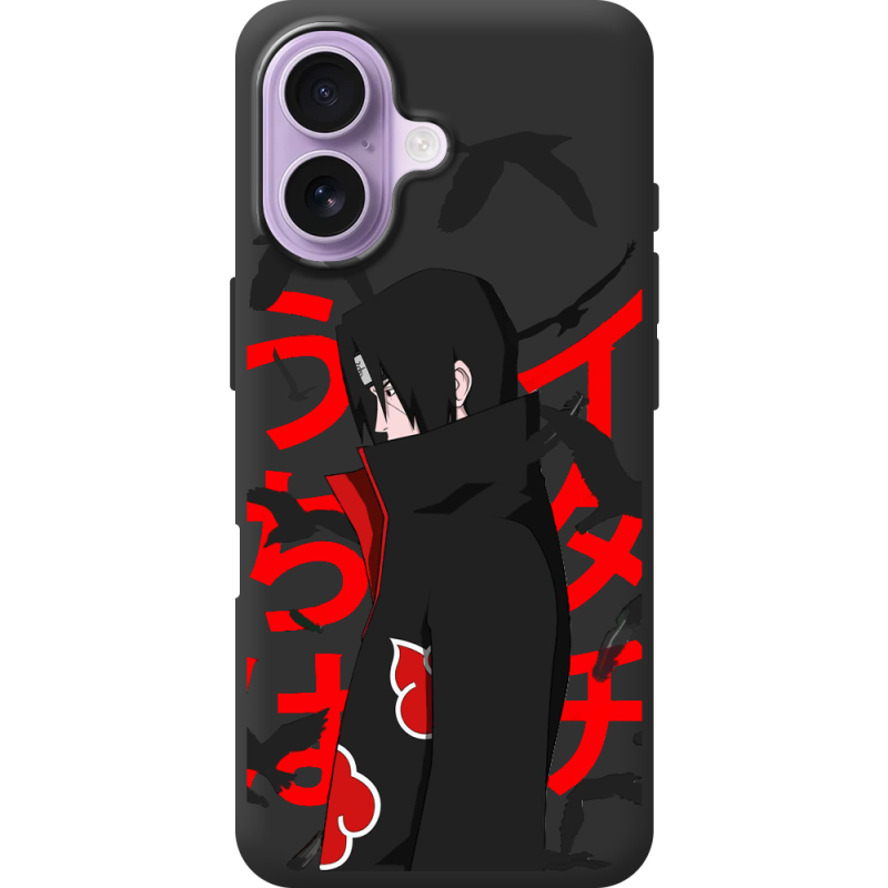 Чорний чохол BoxFace Apple iPhone 17 Учиха Итачи