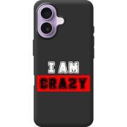 Чорний чохол BoxFace Apple iPhone 17 I'm Crazy