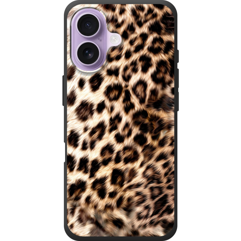 Чорний чохол BoxFace Apple iPhone 17 Леопардовий