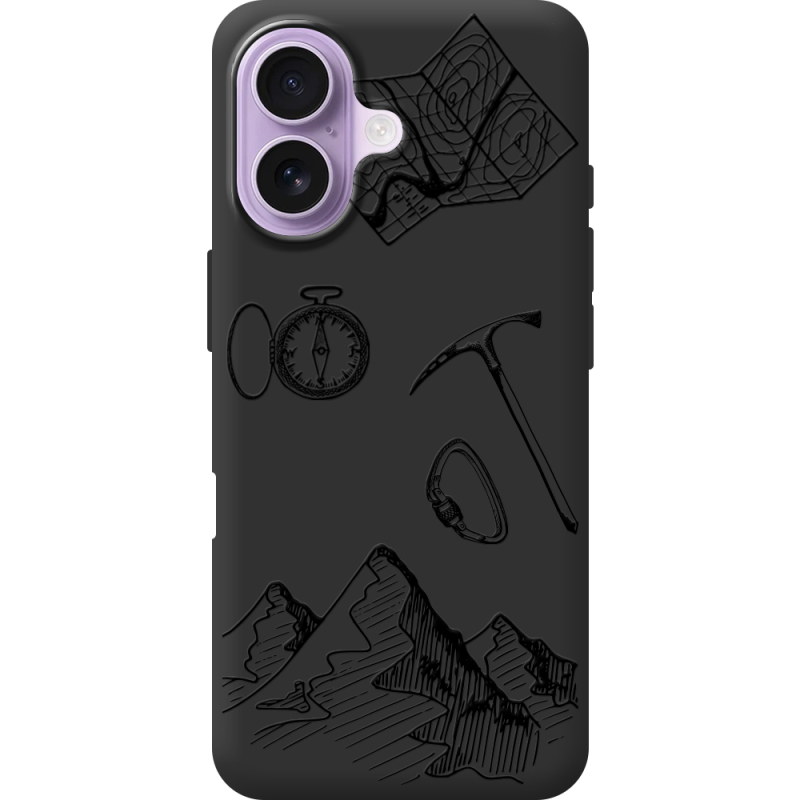 Чорний чохол BoxFace Apple iPhone 17 Mountains