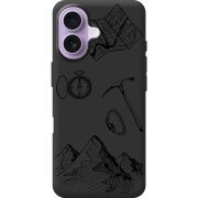 Чорний чохол BoxFace Apple iPhone 17 Mountains