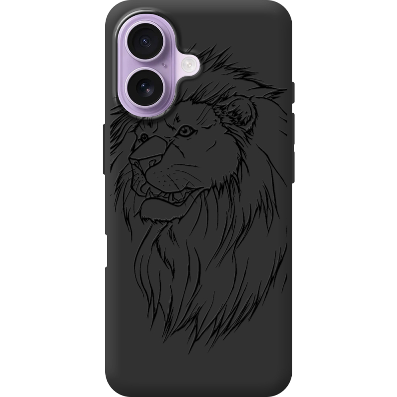 Чорний чохол BoxFace Apple iPhone 17 Lion