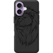 Чорний чохол BoxFace Apple iPhone 17 Lion