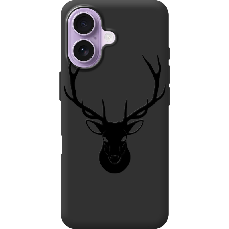 Чорний чохол BoxFace Apple iPhone 17 Deer