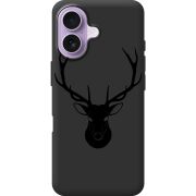 Чорний чохол BoxFace Apple iPhone 17 Deer