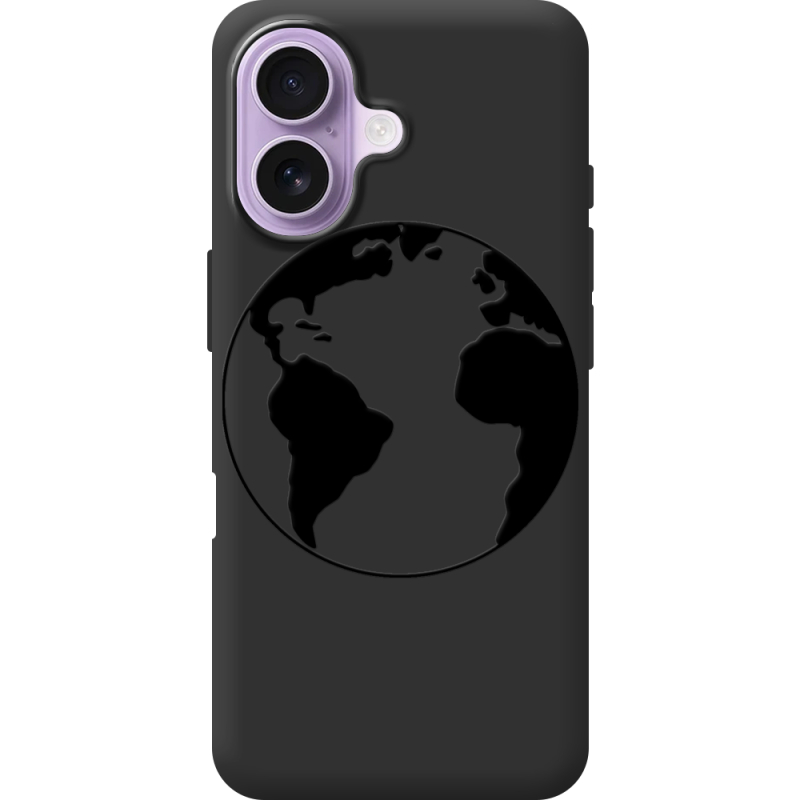 Чорний чохол BoxFace Apple iPhone 17 Earth