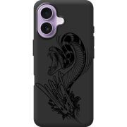 Чорний чохол BoxFace Apple iPhone 17 Snake