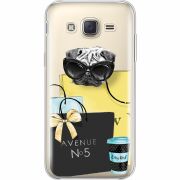 Прозрачный чехол Uprint Samsung J500H Galaxy J5 Fashion Pug