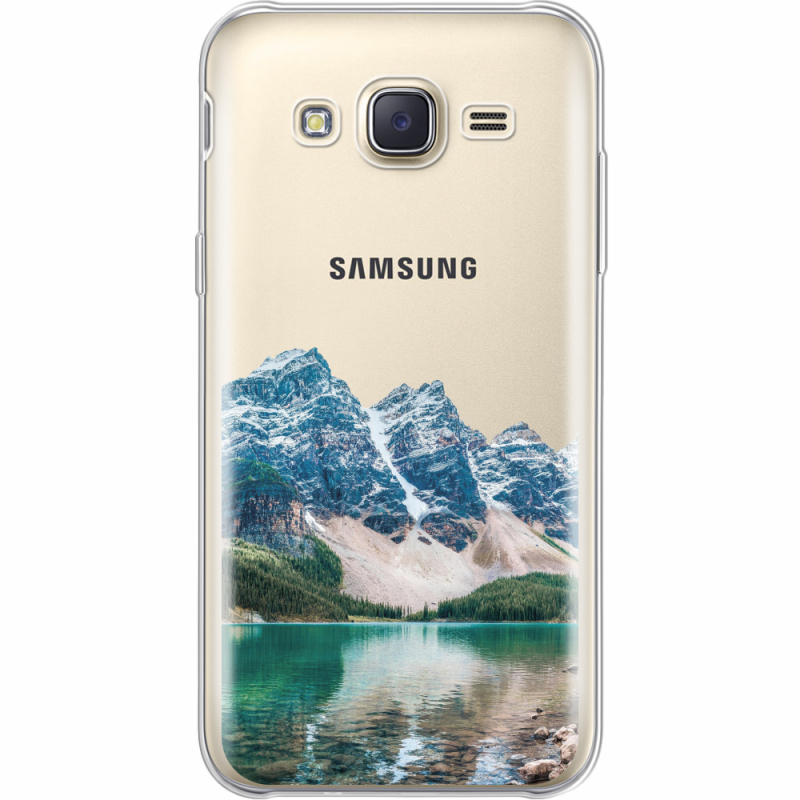 Прозрачный чехол Uprint Samsung J500H Galaxy J5 Blue Mountain