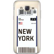 Прозрачный чехол Uprint Samsung J500H Galaxy J5 Ticket New York