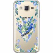 Прозрачный чехол Uprint Samsung J500H Galaxy J5 Spring Bird