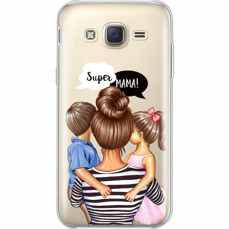 Прозрачный чехол Uprint Samsung J500H Galaxy J5 Super Mama