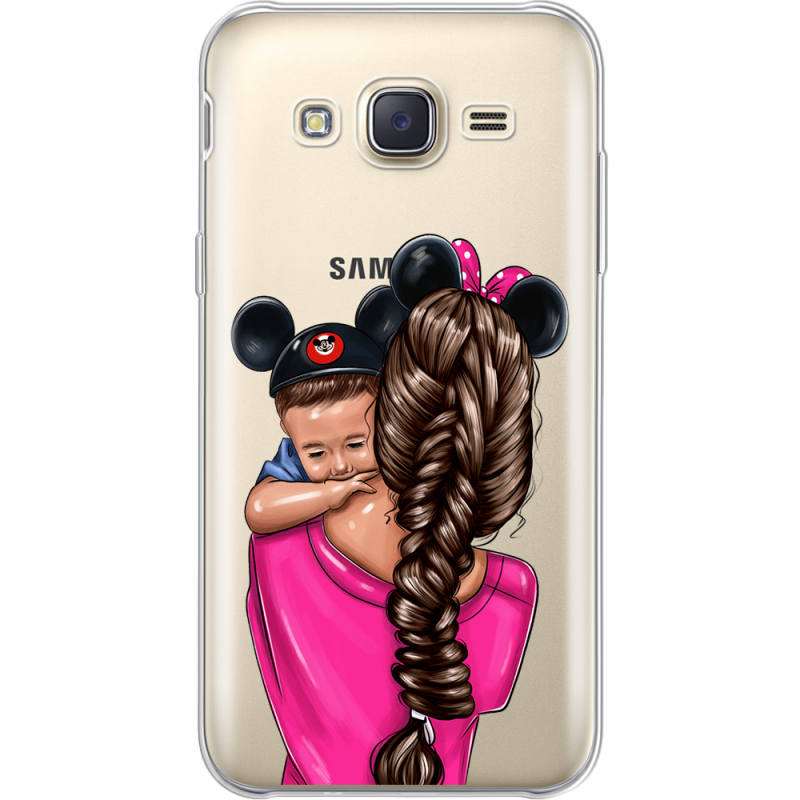 Прозрачный чехол Uprint Samsung J500H Galaxy J5 Mouse Mommy