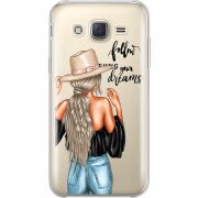 Прозрачный чехол Uprint Samsung J500H Galaxy J5 Follow Your Dreams