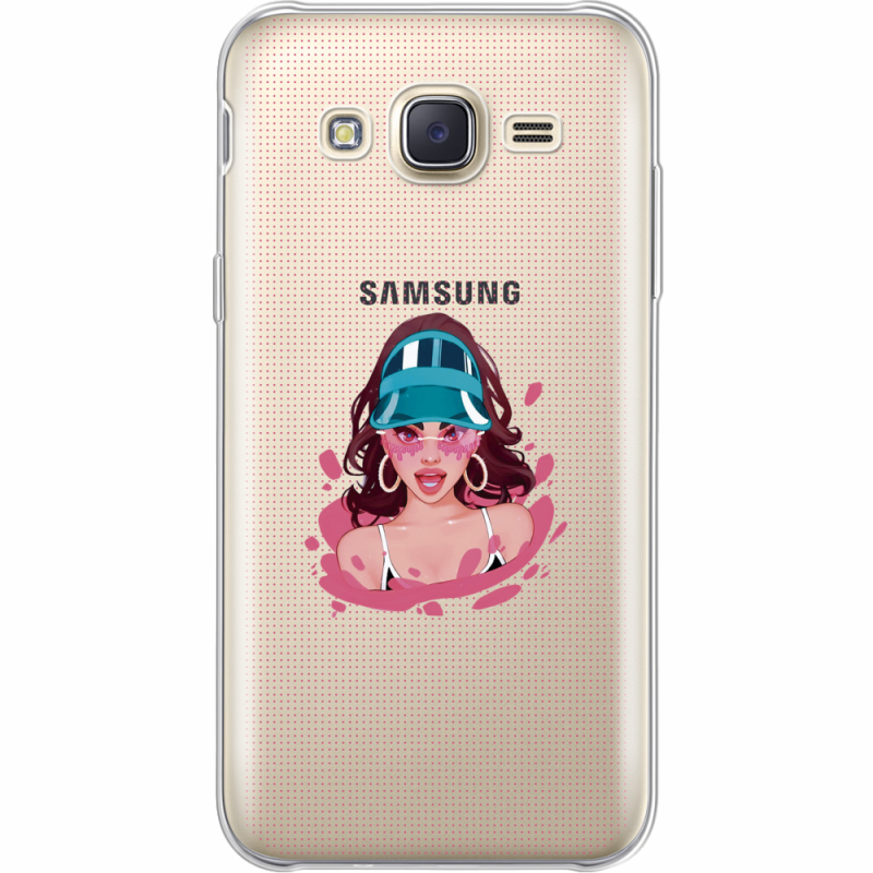 Прозрачный чехол Uprint Samsung J500H Galaxy J5 Selena Gomez
