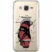 Прозрачный чехол Uprint Samsung J500H Galaxy J5 Нападение Титана