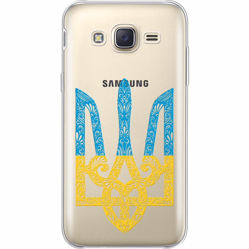 Прозрачный чехол Uprint Samsung J500H Galaxy J5 Gold Trident