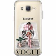 Прозрачный чехол Uprint Samsung J500H Galaxy J5 VOGUE