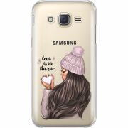 Прозрачный чехол Uprint Samsung J500H Galaxy J5 love is in the air
