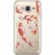 Прозрачный чехол Uprint Samsung J500H Galaxy J5 Japanese Koi Fish