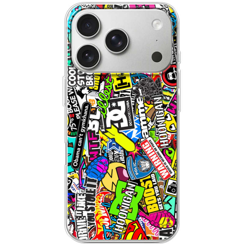 Чохол BoxFace Apple iPhone 17 Pro Multicolored Inscriptions