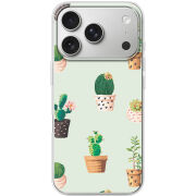 Чохол BoxFace Apple iPhone 17 Pro L-green Cacti
