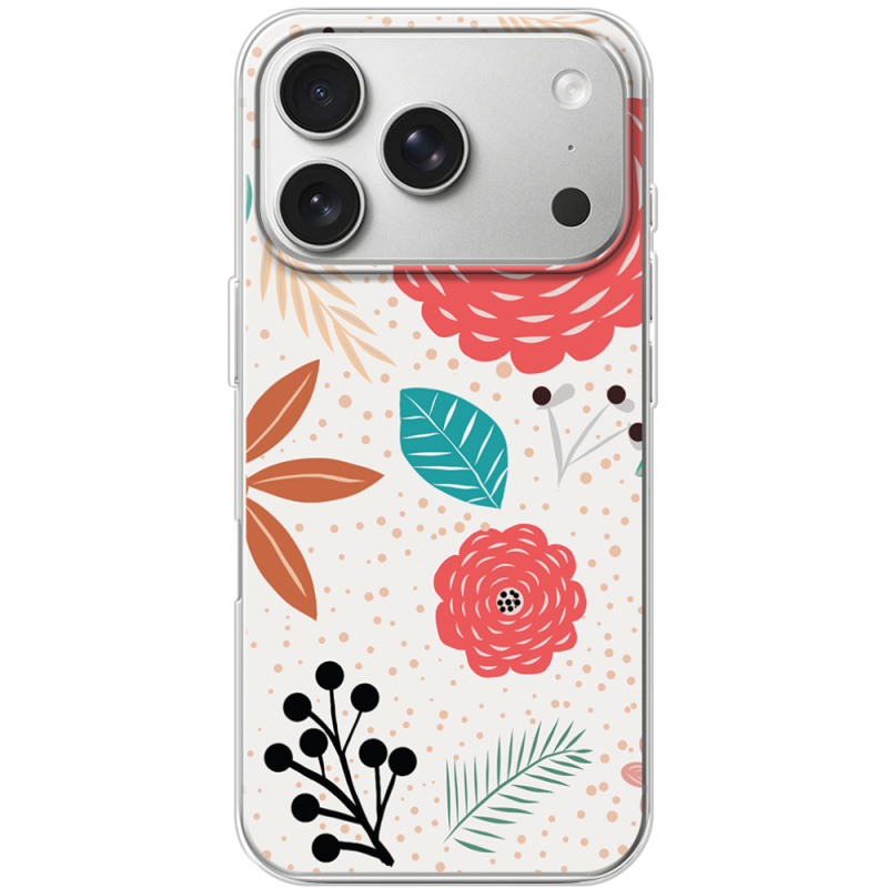 Чохол BoxFace Apple iPhone 17 Pro Line Flowers