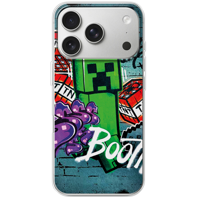 Чохол BoxFace Apple iPhone 17 Pro Minecraft Graffiti