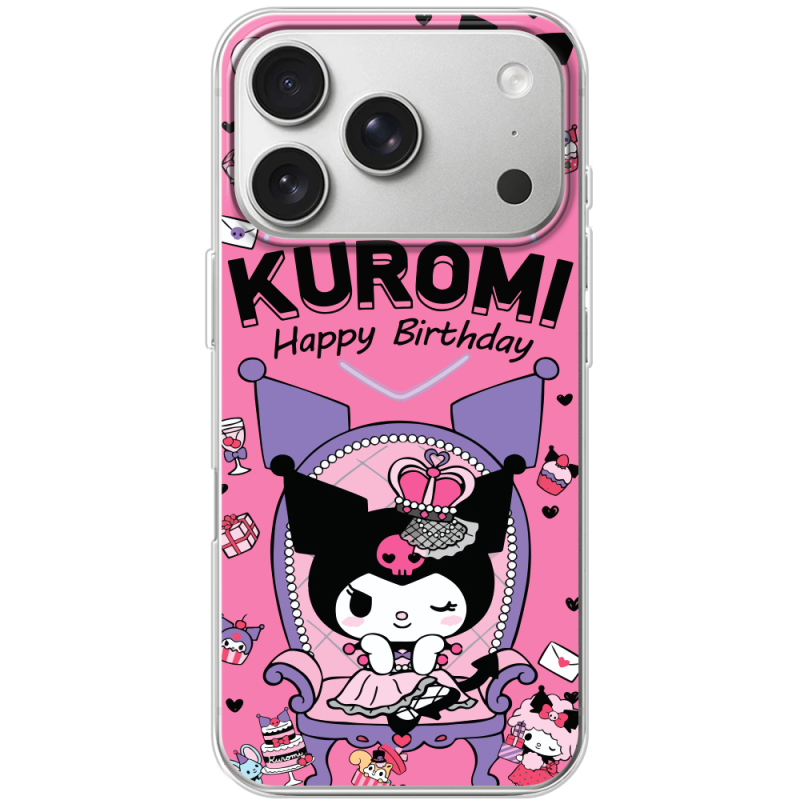 Чохол BoxFace Apple iPhone 17 Pro День народження Kuromi