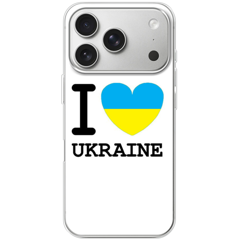 Чохол BoxFace Apple iPhone 17 Pro I love Ukraine