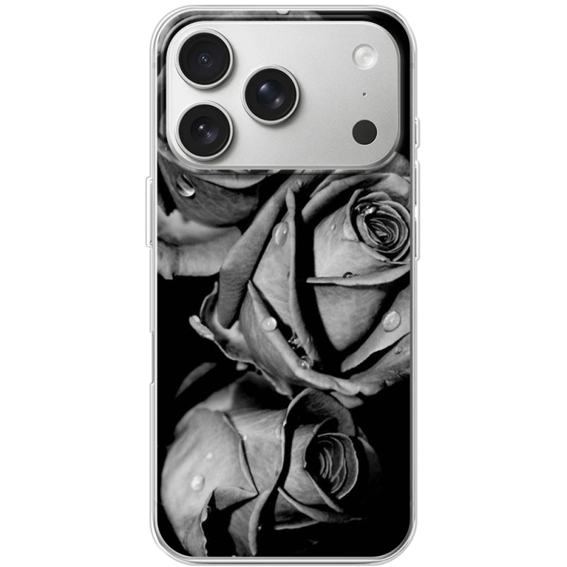 Чохол BoxFace Apple iPhone 17 Pro Black and White Roses
