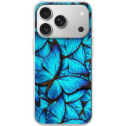 Чохол BoxFace Apple iPhone 17 Pro лазурные бабочки