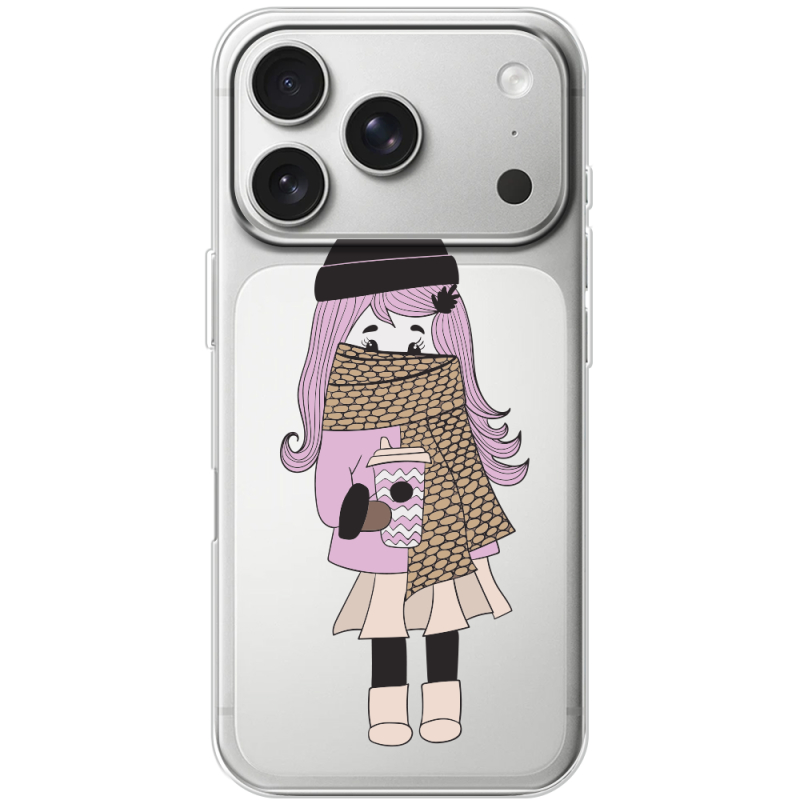 Прозорий чохол BoxFace Apple iPhone 17 Pro Winter Morning Girl