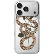 Прозорий чохол BoxFace Apple iPhone 17 Pro Glamor Snake