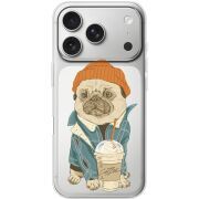 Прозорий чохол BoxFace Apple iPhone 17 Pro Dog Coffeeman