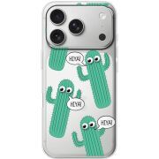 Прозорий чохол BoxFace Apple iPhone 17 Pro с 3D-глазками HIYA