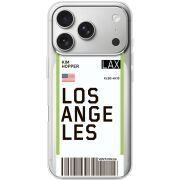 Прозорий чохол BoxFace Apple iPhone 17 Pro Ticket Los Angeles