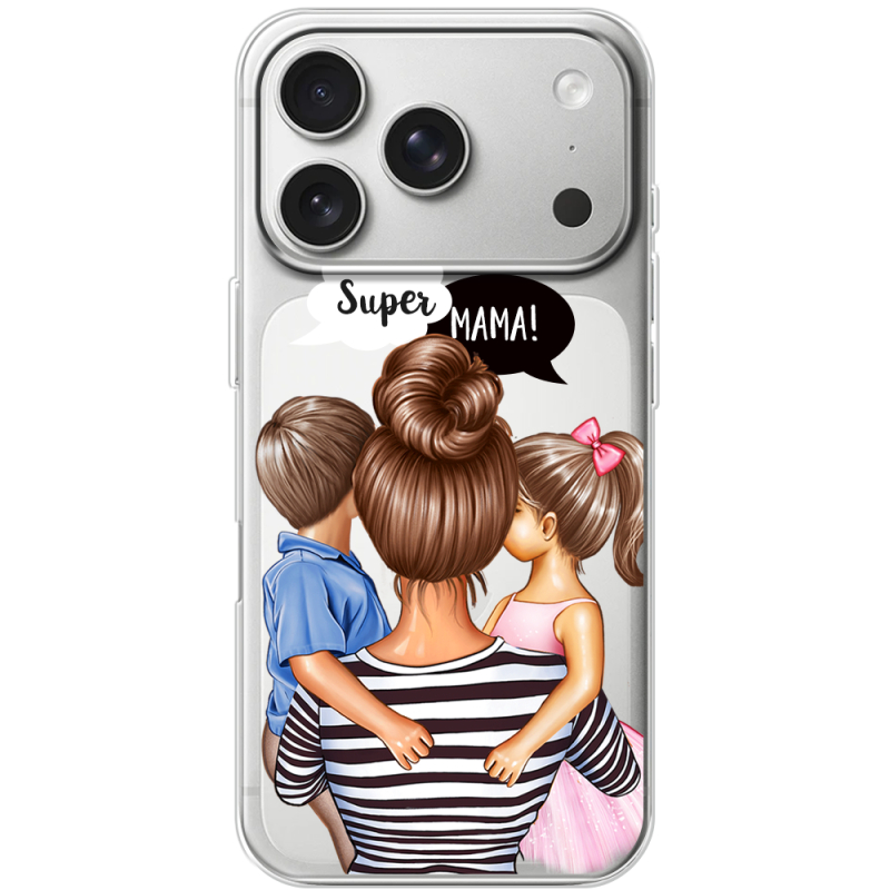 Прозорий чохол BoxFace Apple iPhone 17 Pro Super Mama