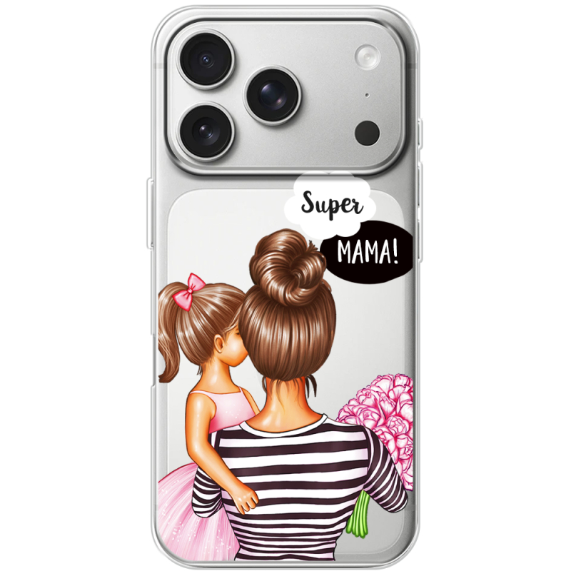 Прозорий чохол BoxFace Apple iPhone 17 Pro Super Mama and Daughter