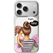 Прозорий чохол BoxFace Apple iPhone 17 Pro Super Mama and Daughter