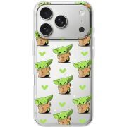 Прозорий чохол BoxFace Apple iPhone 17 Pro Pattern Baby Yoda