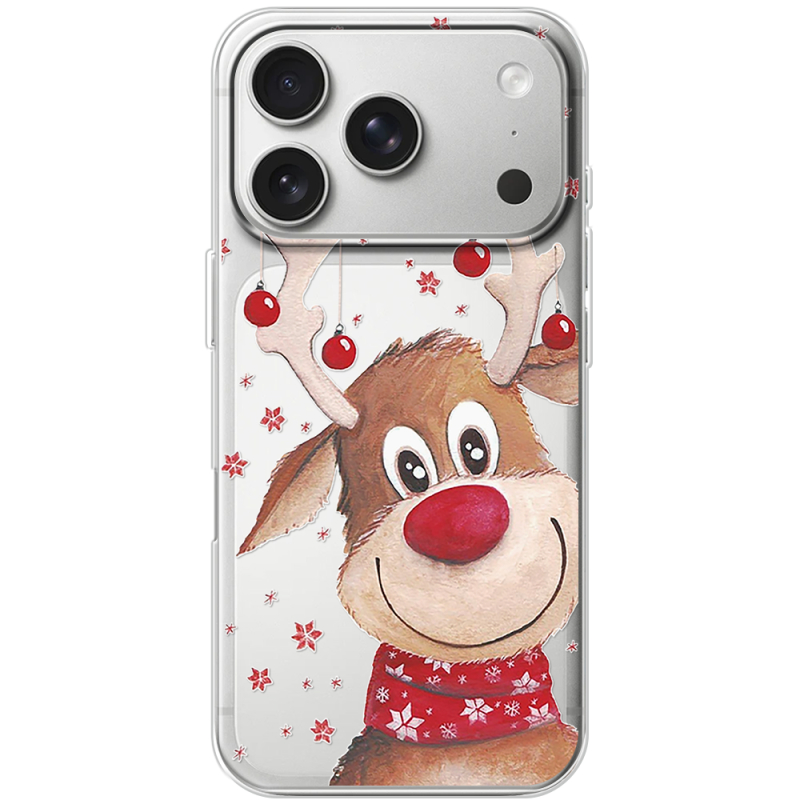 Прозорий чохол BoxFace Apple iPhone 17 Pro Winter Deer