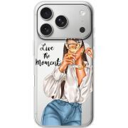Прозорий чохол BoxFace Apple iPhone 17 Pro Live The Moment