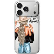 Прозорий чохол BoxFace Apple iPhone 17 Pro Follow Your Dreams