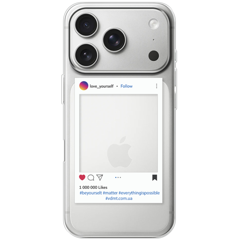 Прозорий чохол BoxFace Apple iPhone 17 Pro Insta