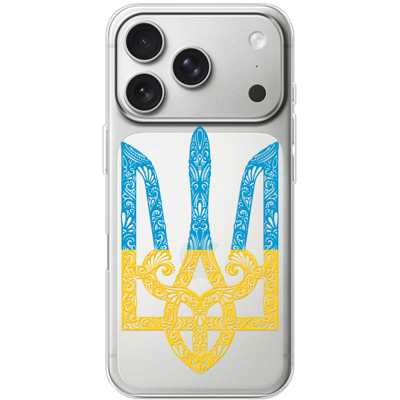 Прозорий чохол BoxFace Apple iPhone 17 Pro Gold Trident