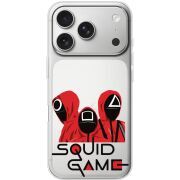 Прозорий чохол BoxFace Apple iPhone 17 Pro siquid game люди в красном