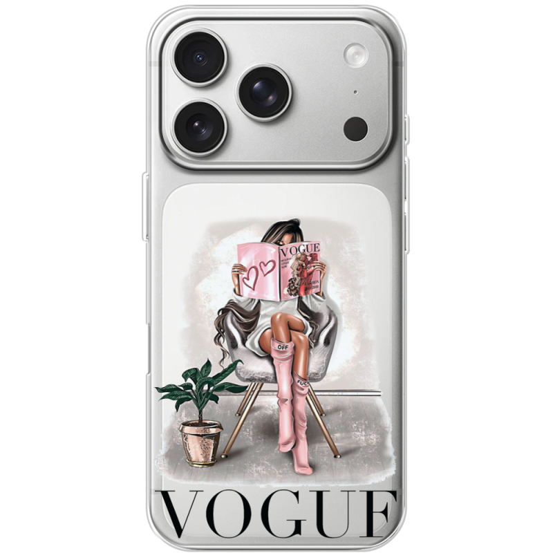 Прозорий чохол BoxFace Apple iPhone 17 Pro VOGUE