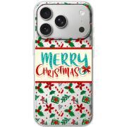 Прозорий чохол BoxFace Apple iPhone 17 Pro Vintage Christmas Pattern