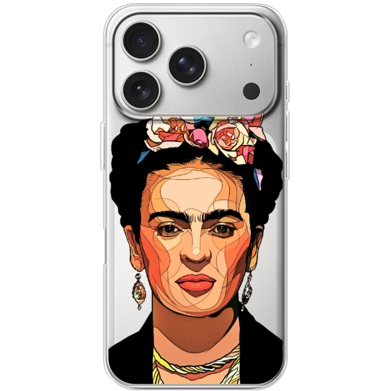 Прозорий чохол BoxFace Apple iPhone 17 Pro Фрида Кало
